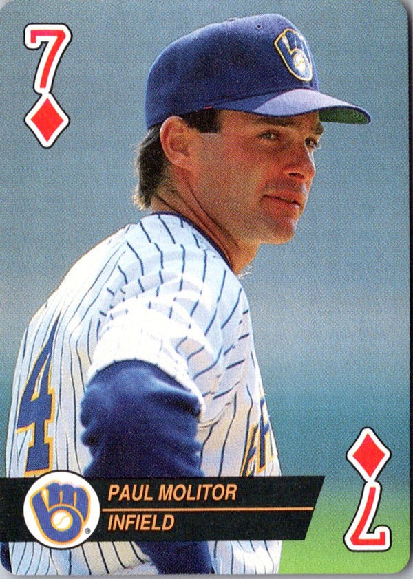 1993 Bicycle Aces Paul Molitor #7D