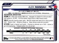 2021 Bowman Chrome Prospects Alek Manoah #BCP-27