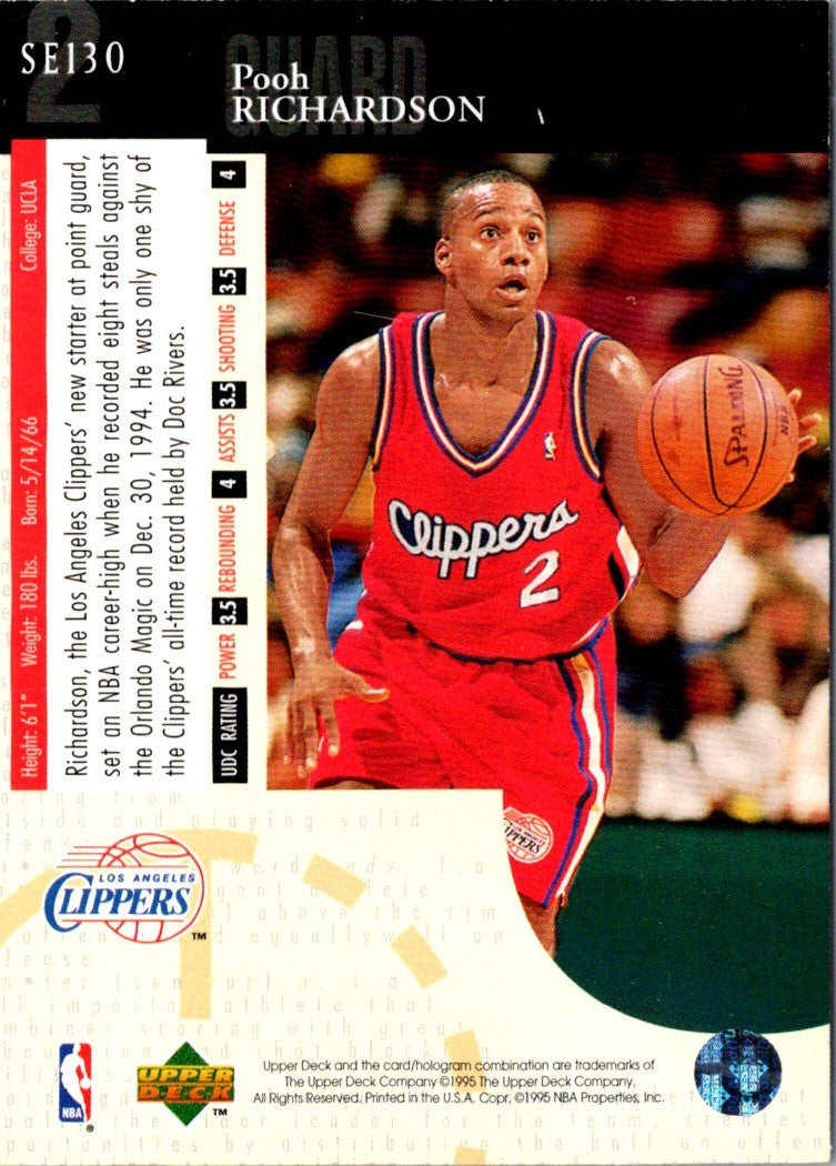 1994 Upper Deck Special Edition Pooh Richardson