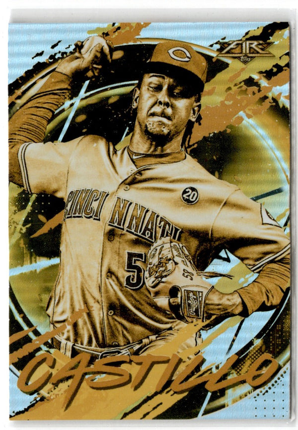 2020 Topps Fire Gold Minted Luis Castillo #100