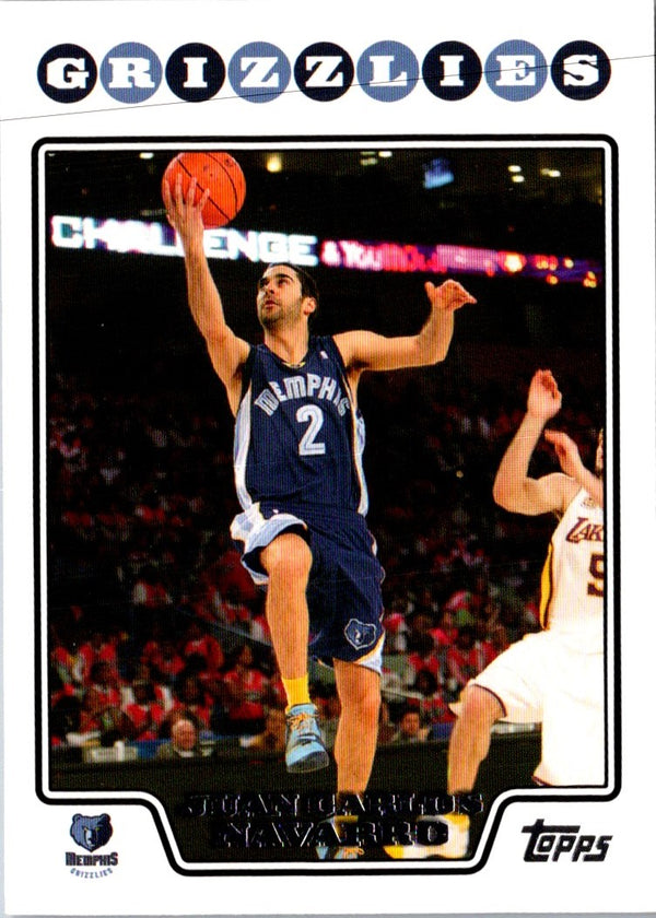 2008 Topps Gold Foil Juan Carlos Navarro #126