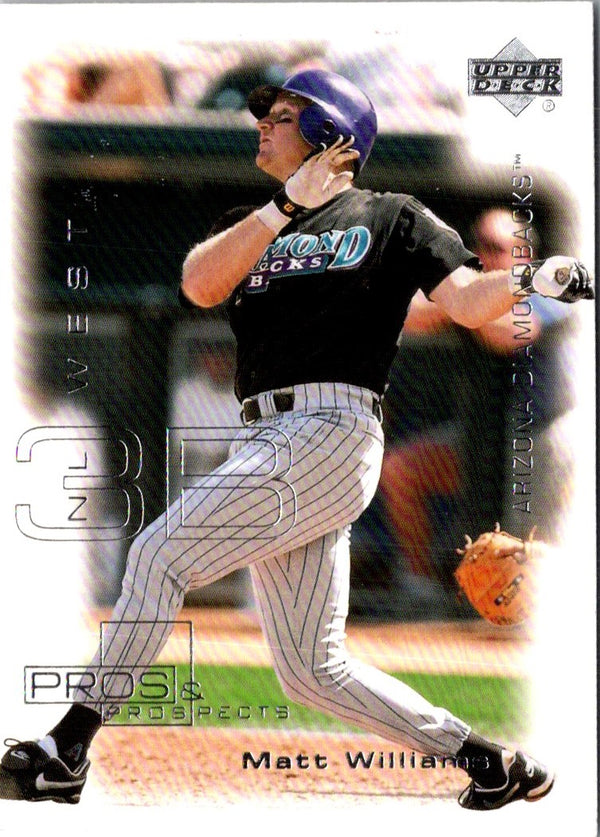 2000 Upper Deck Pros & Prospects Matt Williams #61