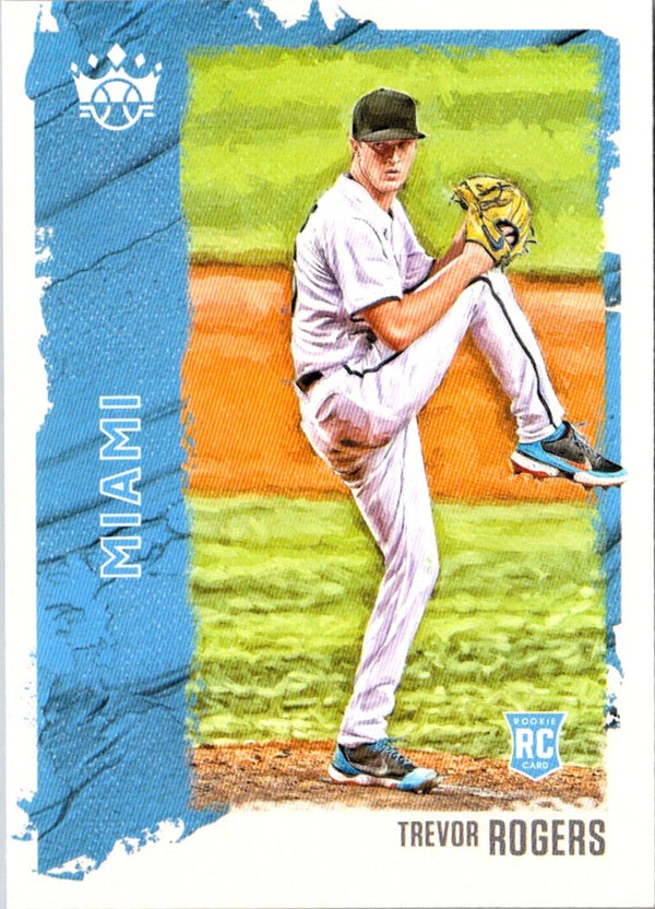 2021 Panini Diamond Kings Blue Trevor Rogers #140