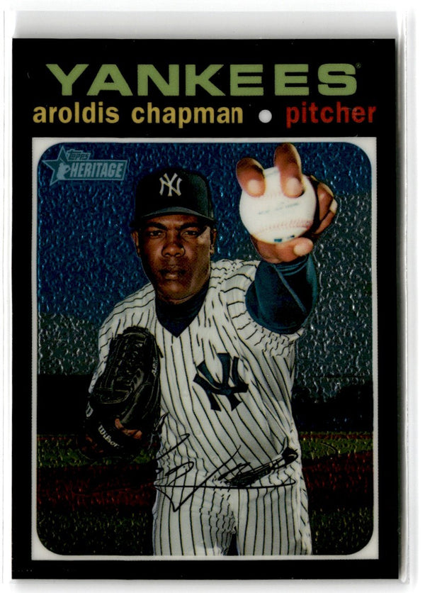 2020 Topps Heritage Spring Mega Box Chrome Exclusives Aroldis Chapman #THC-484 /999