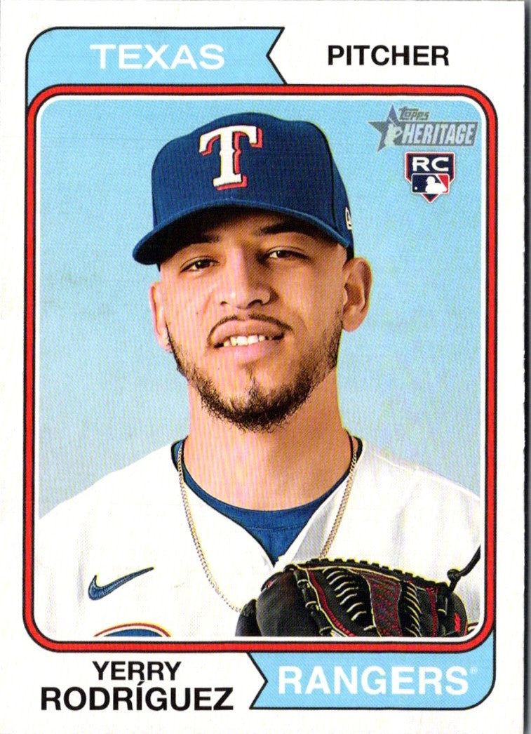 2023 Topps Heritage Yerry RodrÃ­guez