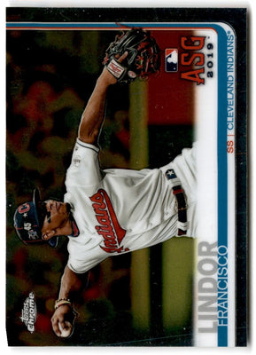 2019 Topps Chrome Update Edition Francisco Lindor #82
