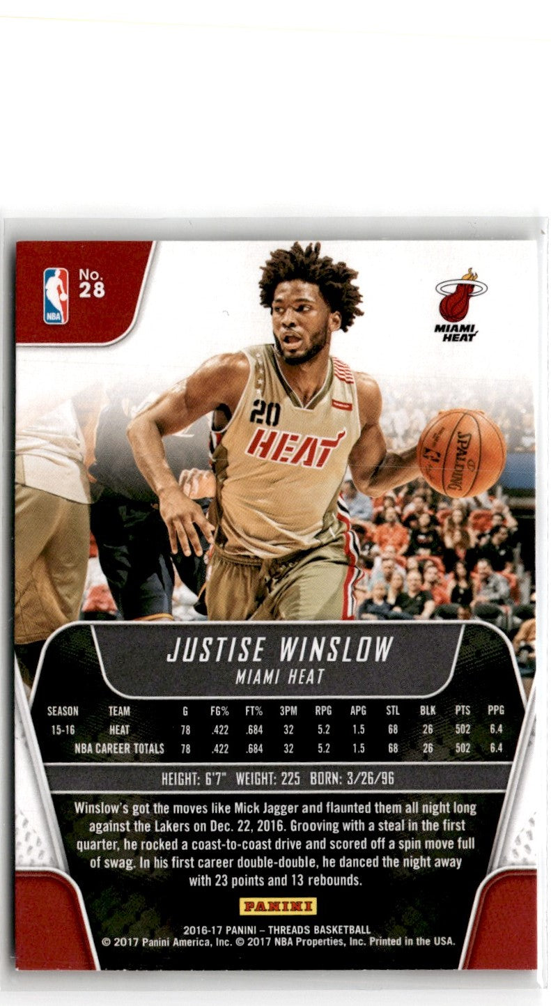 2017 Panini Encased Justise Winslow