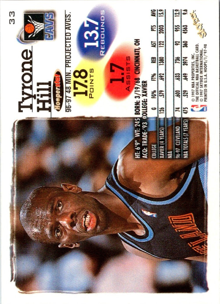 1997 Hoops Tyrone Hill