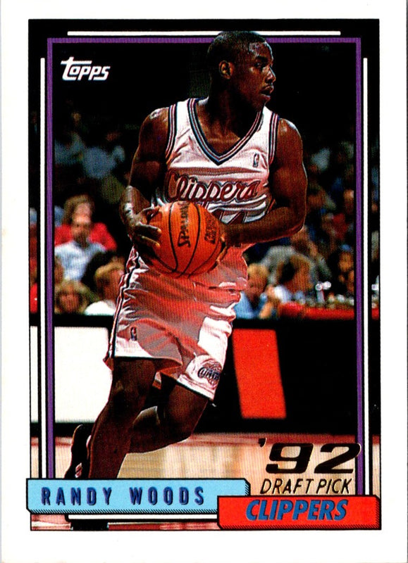 1992 Stadium Club Randy Woods #272 Rookie