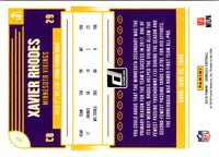 2018 Donruss Xavier Rhodes #181