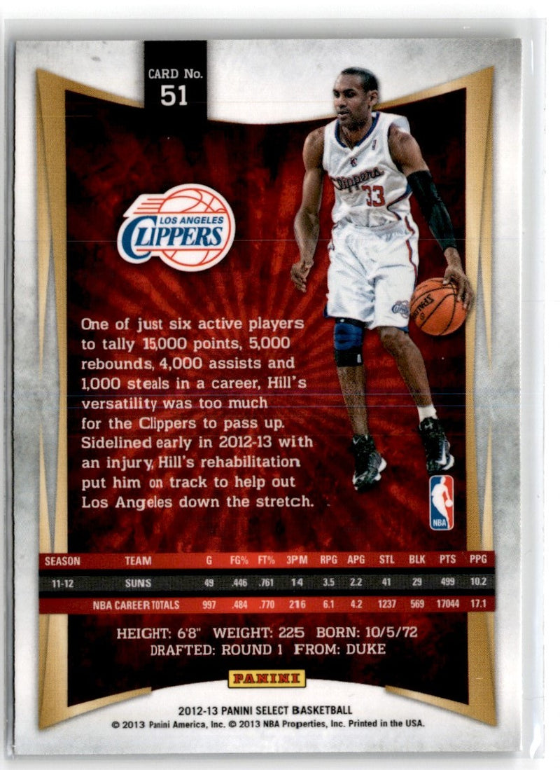 2012 Panini Select Grant Hill