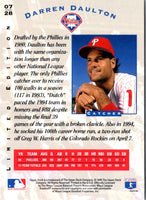 1994 Topps Black Gold Darren Daulton #28