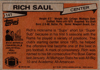 1981 Topps Rich Saul #141