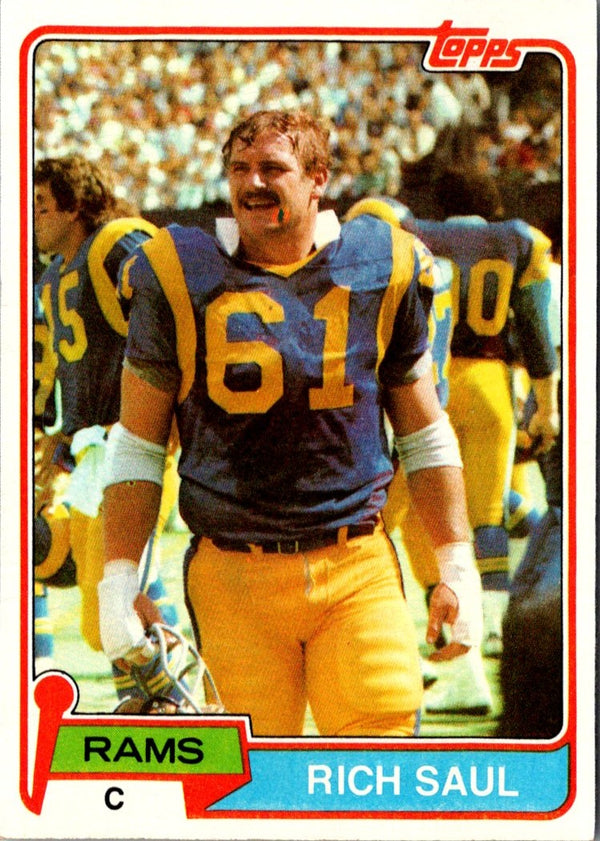 1981 Topps Rich Saul #141