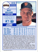 1989 Score Matt Williams