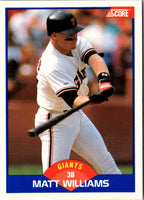 1989 Score Matt Williams #612