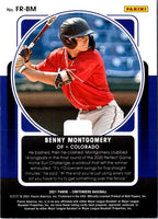 2021 Panini Contenders First Rounders Benny Montgomery #FR-BM