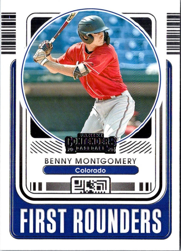 2021 Panini Contenders First Rounders Benny Montgomery #FR-BM