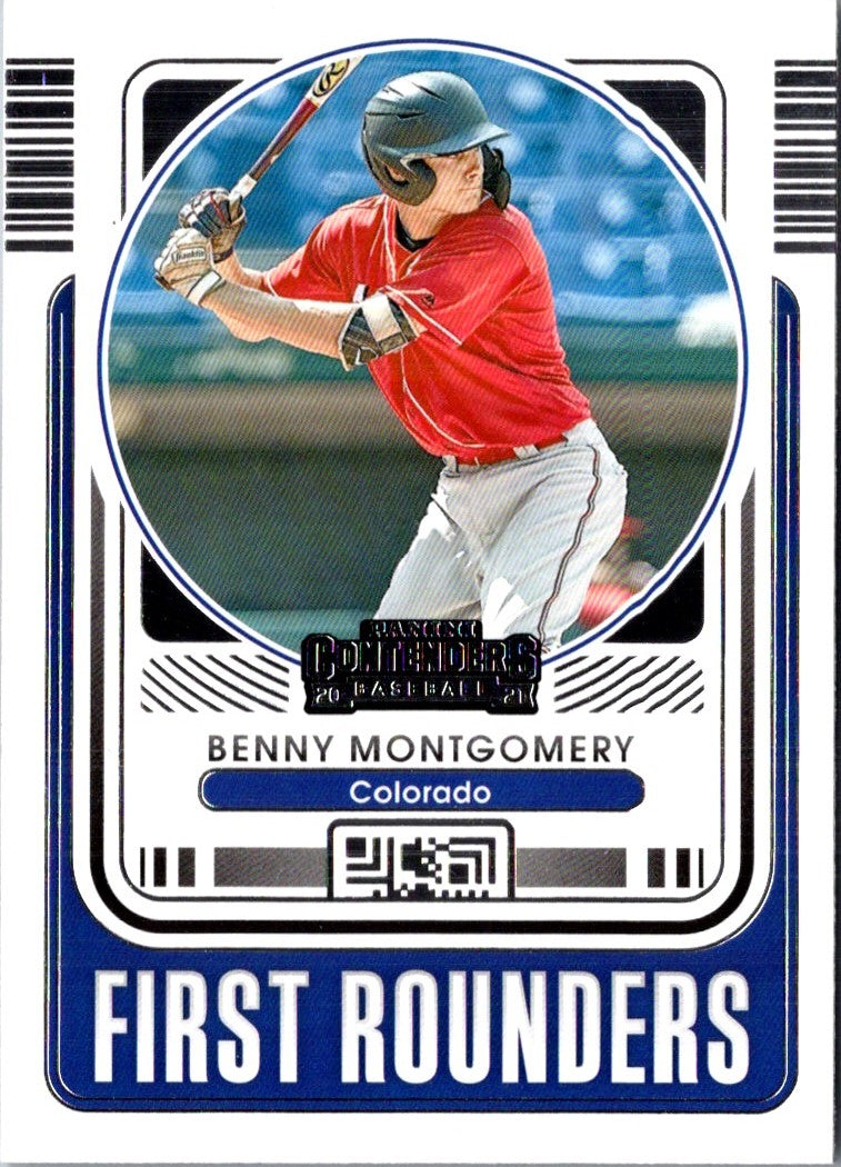 2021 Panini Contenders First Rounders Benny Montgomery