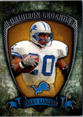2013 Topps Gridiron Legends Barry Sanders #GL-BS