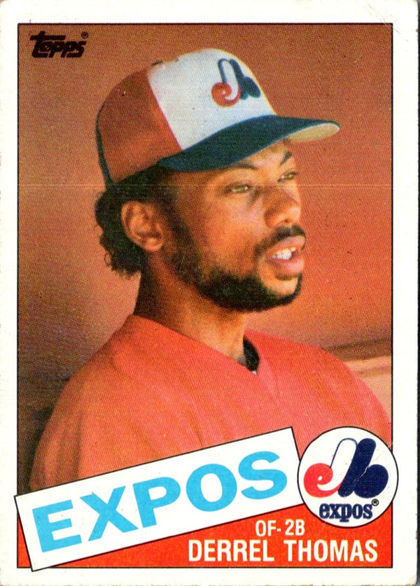 1985 Topps Derrel Thomas #448