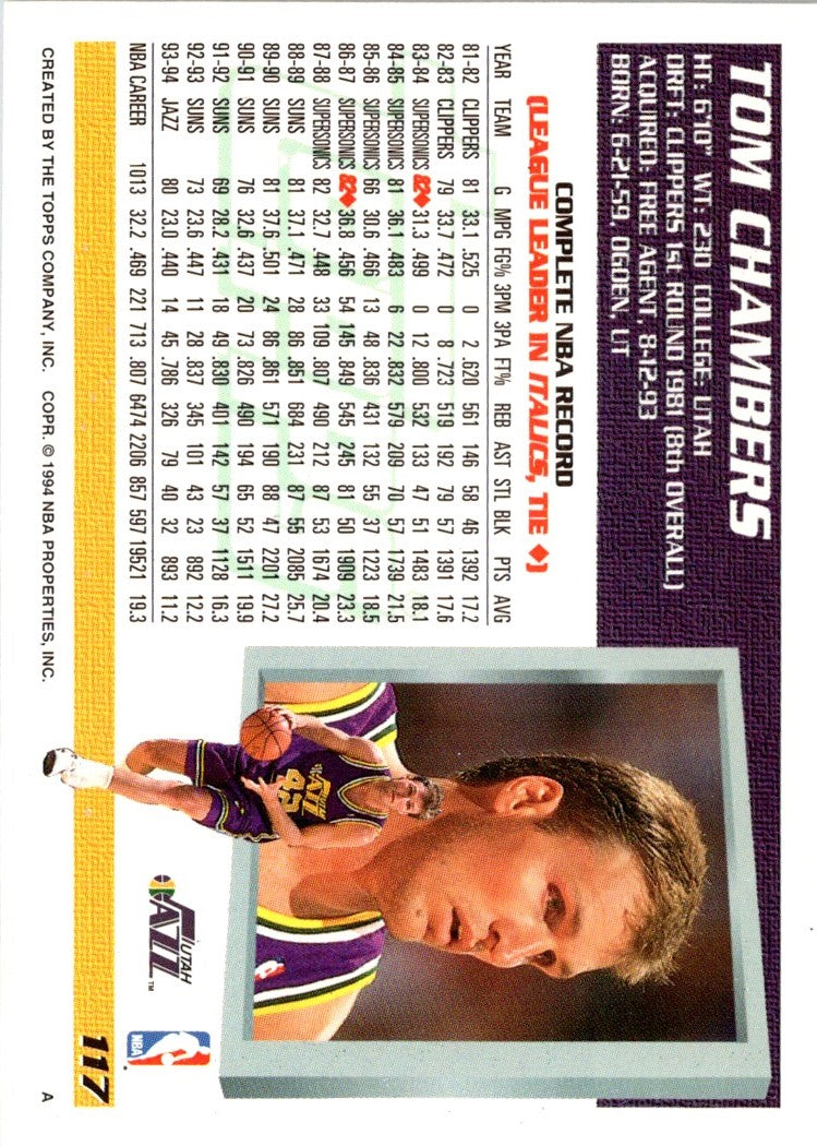 1994 Topps Tom Chambers