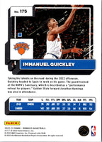 2022 Donruss Immanuel Quickley #175