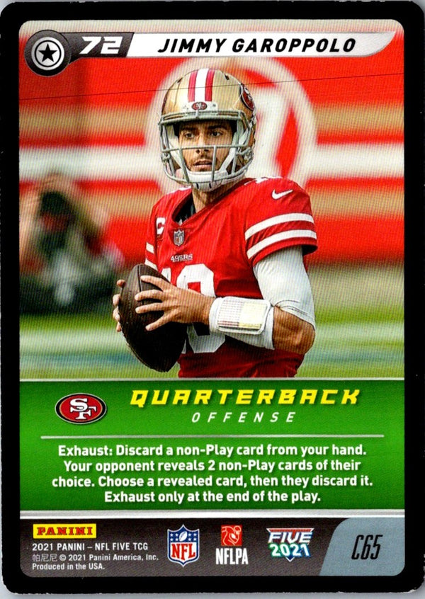 2021 Panini Absolute Red Jimmy Garoppolo #82