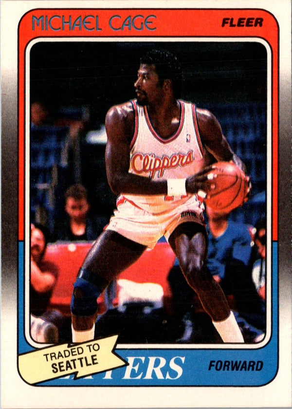 1988 Fleer Michael Cage #62