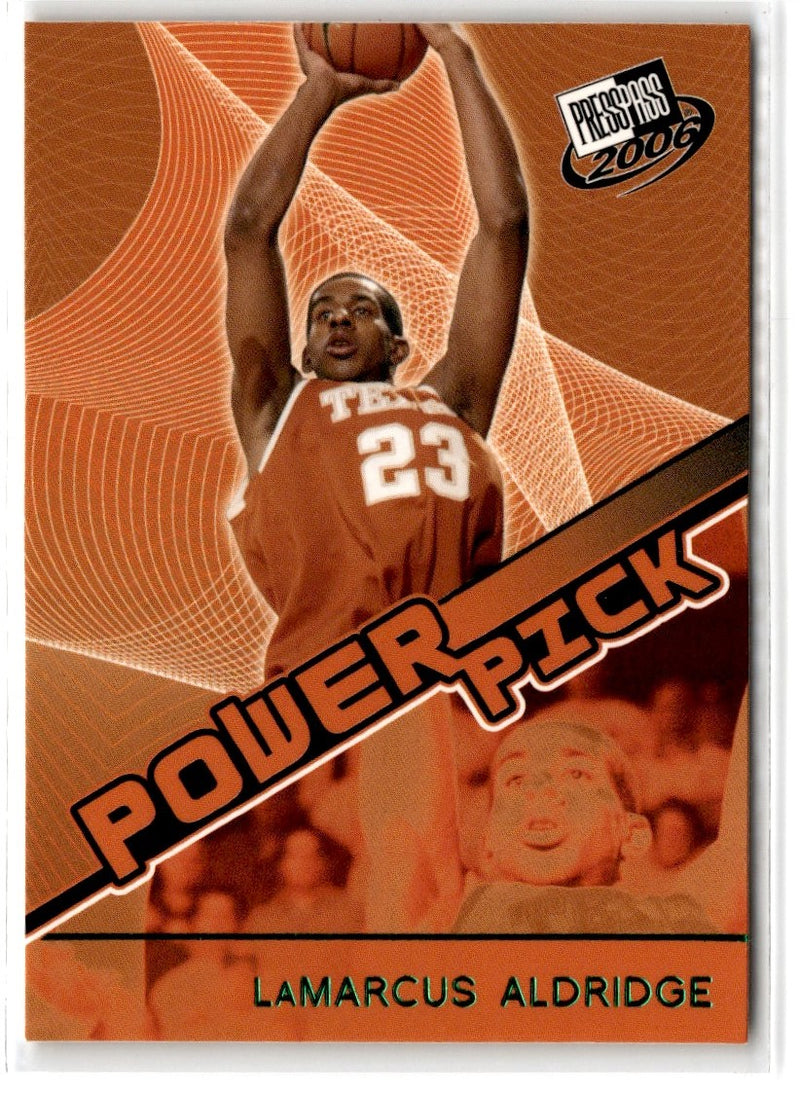 2006 Press Pass Green LaMarcus Aldridge