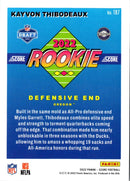 2022 Score 1992 Throwback Rookie Kayvon Thibodeaux