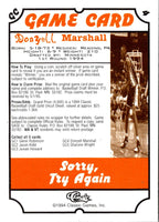 1994 Classic Draft Game Cards Donyell Marshall #GC4