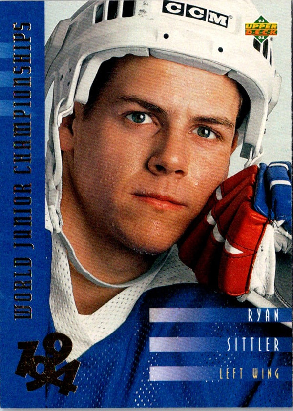 1993 Upper Deck Ryan Sittler #551