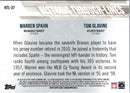 2019 Topps Historic Through-Lines Warren Spahn/Tom Glavine