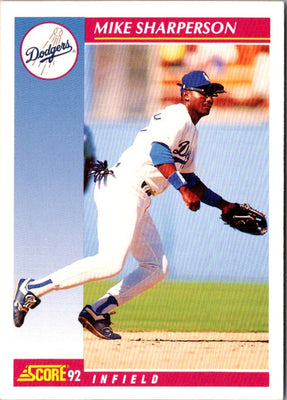 1992 Score Mike Sharperson #592