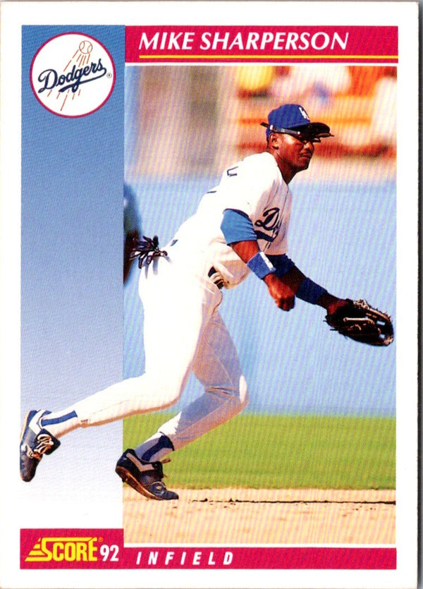 1992 Score Mike Sharperson #592