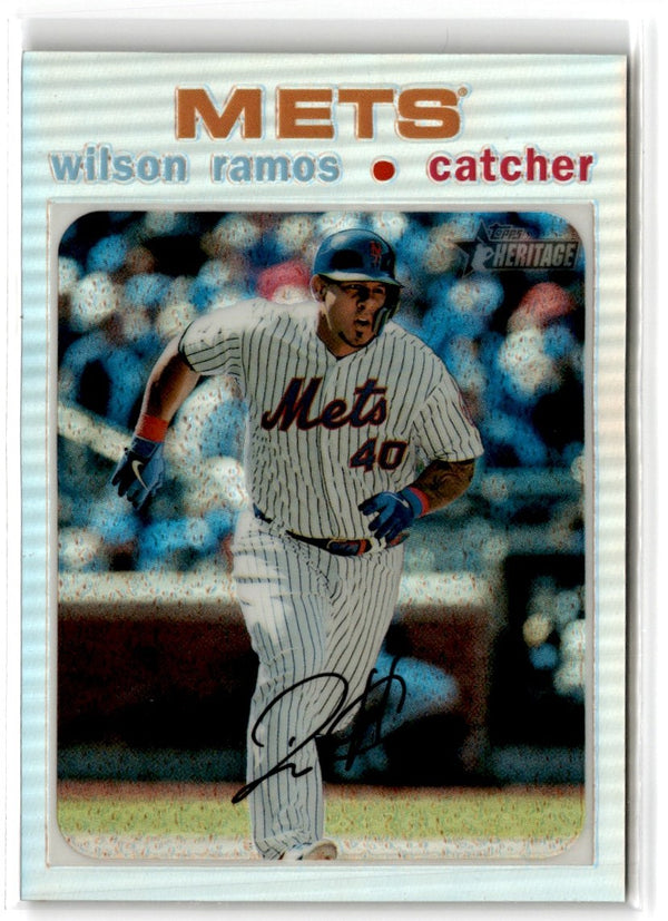 2020 Topps Heritage Spring Mega Box Chrome Exclusives Wilson Ramos #THC-278 /999