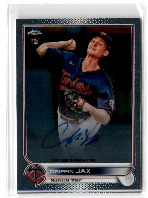 2022 Topps Chrome Rookie Autographs Griffin Jax #RA-GJ Autograph