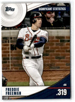 2022 Topps Significant Statistics Freddie Freeman #SS-9
