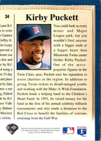 1993 Upper Deck Gold Hologram Kirby Puckett #34