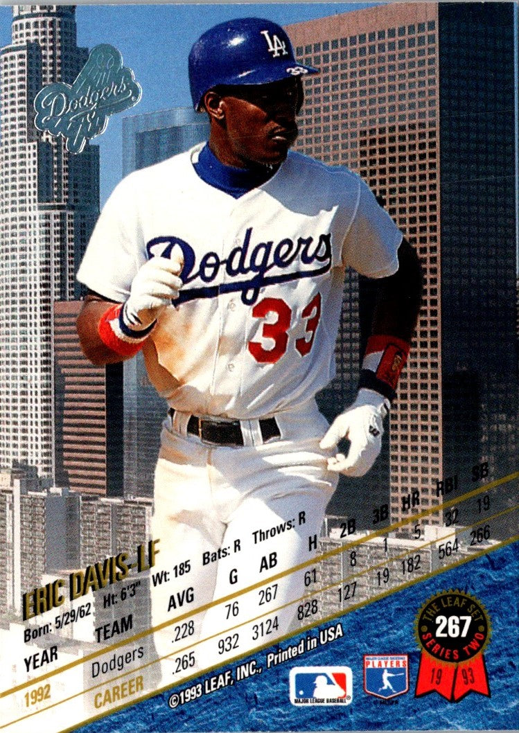 1993 Leaf Eric Davis