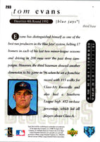 1998 Upper Deck Tom Evans #283