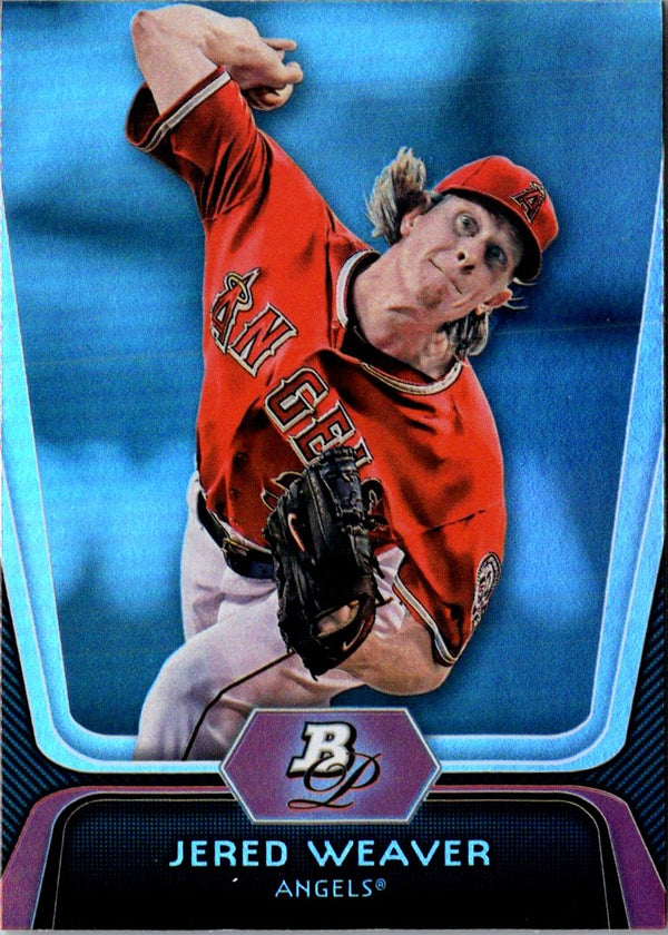 2012 Bowman Platinum Jered Weaver #78