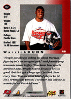 1997 Pinnacle X-Press Warrick Dunn #132 Rookie