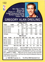 1990 Hoops Greg Dreiling #132 Rookie