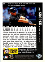 1997 Collector's Choice Chris Snopek #77