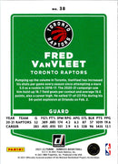 2021 Donruss Holo Red and Gold Laser Fred VanVleet
