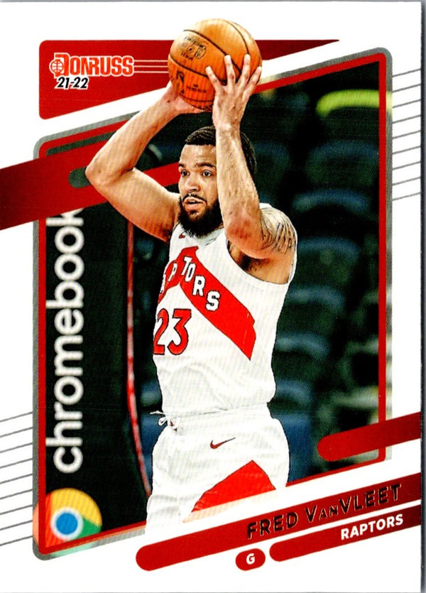 2021 Donruss Holo Red and Gold Laser Fred VanVleet #38