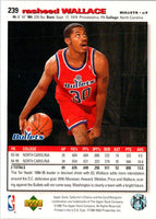 1995 Collector's Choice II Rasheed Wallace #109