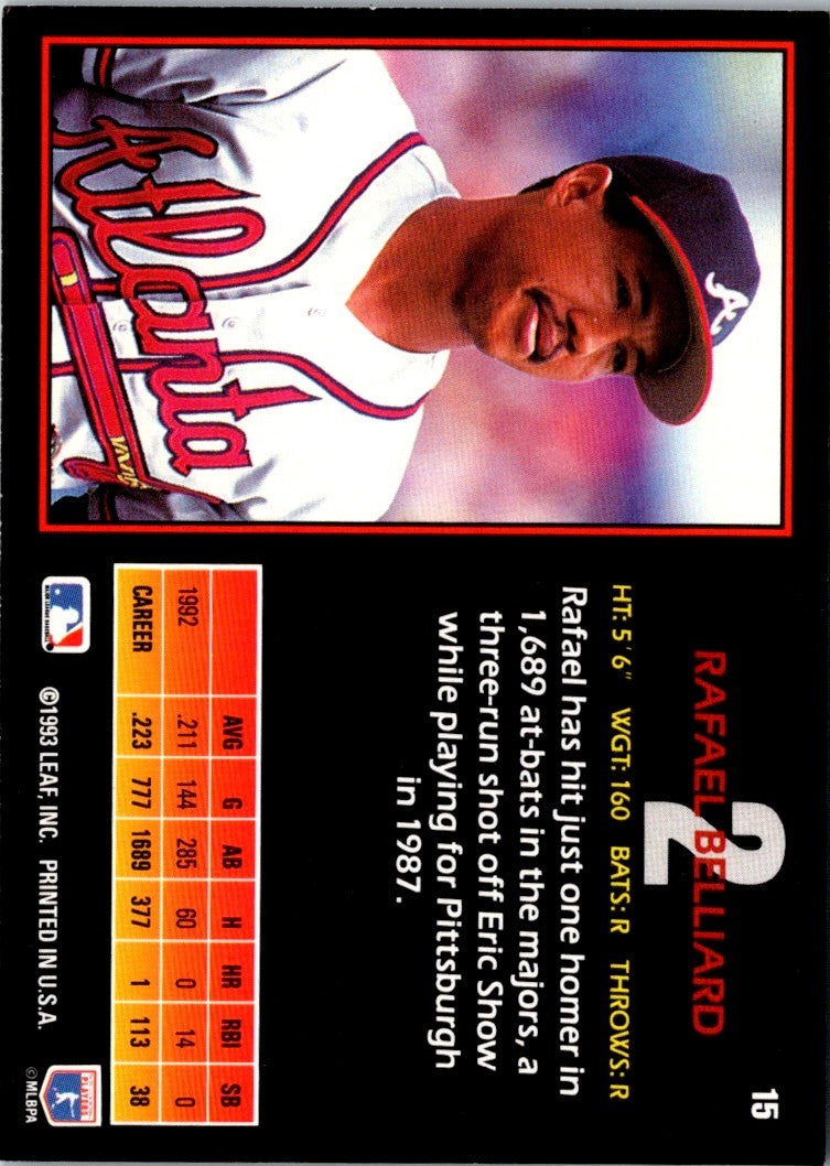 1993 Triple Play Rafael Belliard